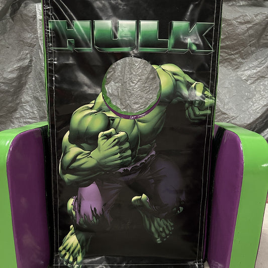 Hulk ‘Face in Hole’  Peek a Boo Red & Blue