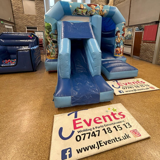 Blue Bounce 'n' Slide Toy Story Themed