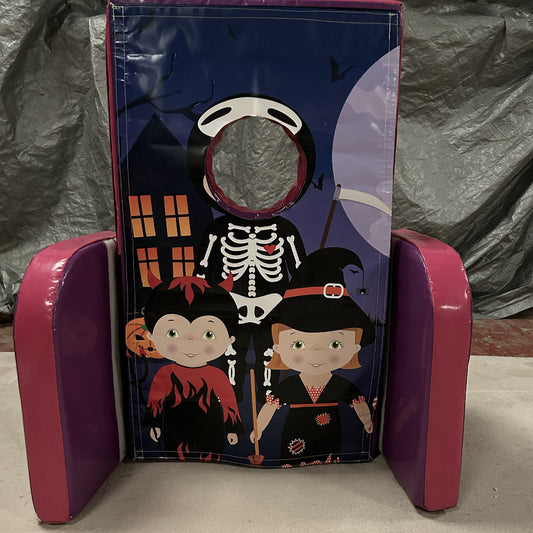 Halloween ‘Face in Hole’  Peek a Boo Pink & Purple