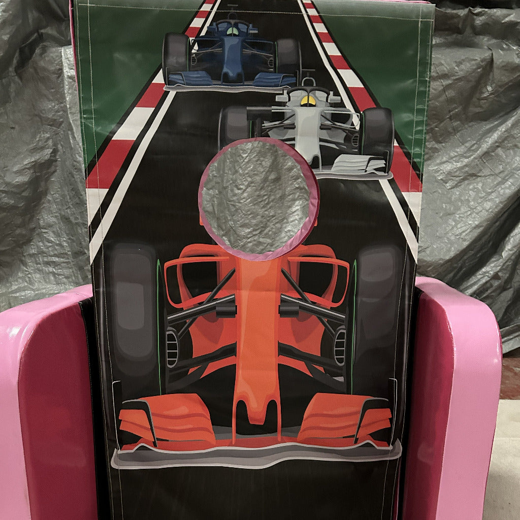 Car / Traffic / Transport ‘Face in Hole’  Peek a Boo Pink