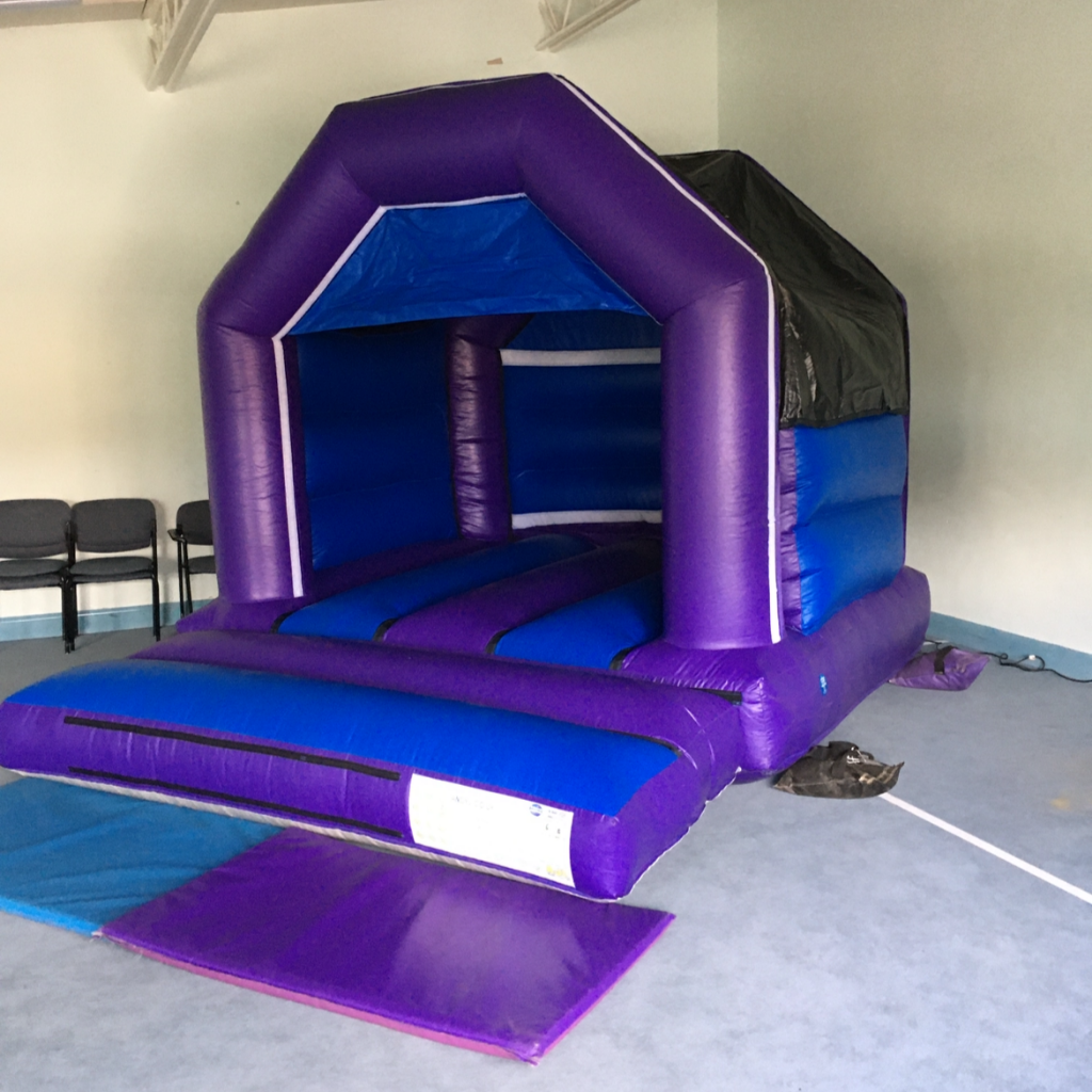 Bouncy Castle Plain Blue & Purple