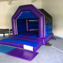 Load image into Gallery viewer, Bouncy Castle Plain Blue &amp; Purple
