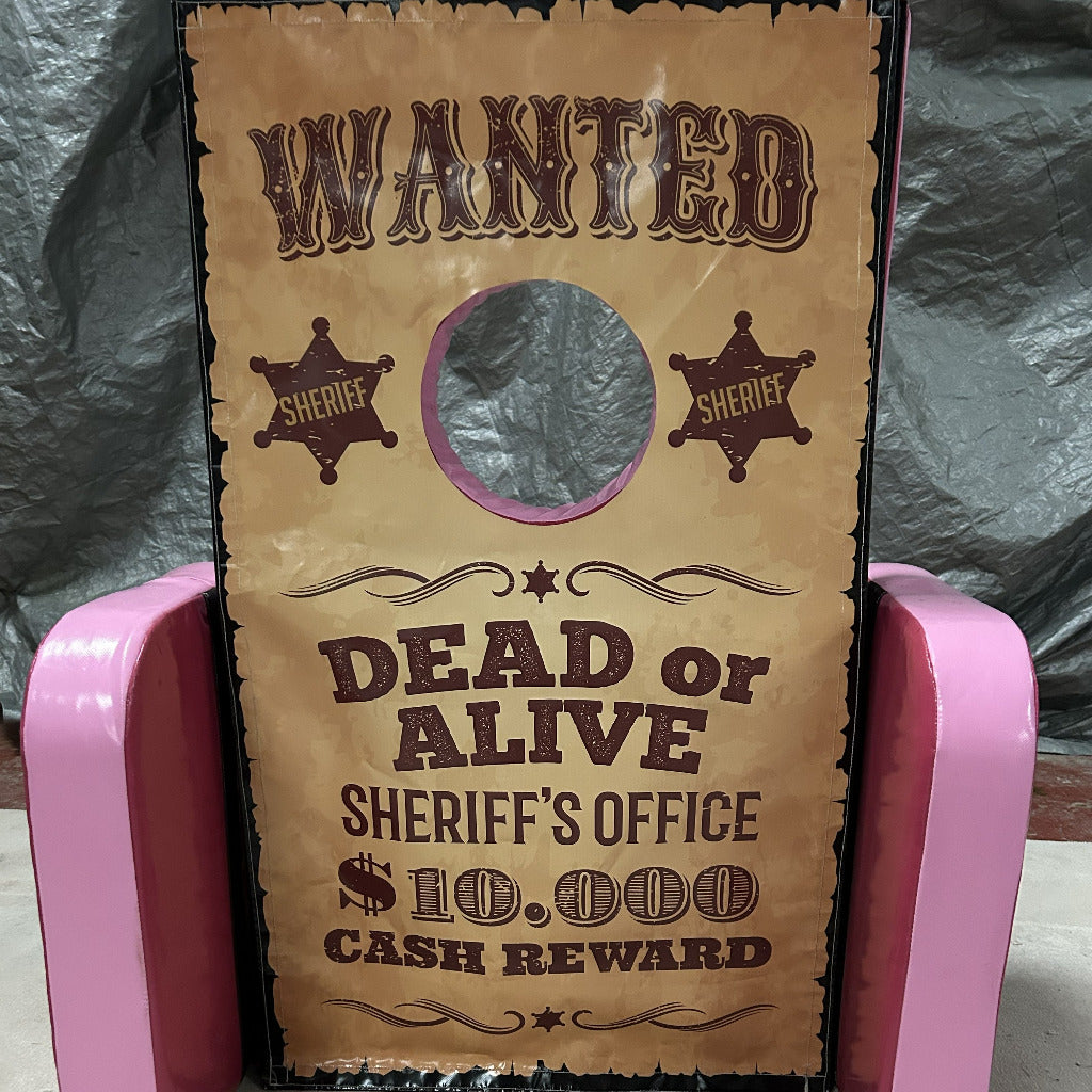 Wild West ‘Face in Hole’  Peek a Boo Pink