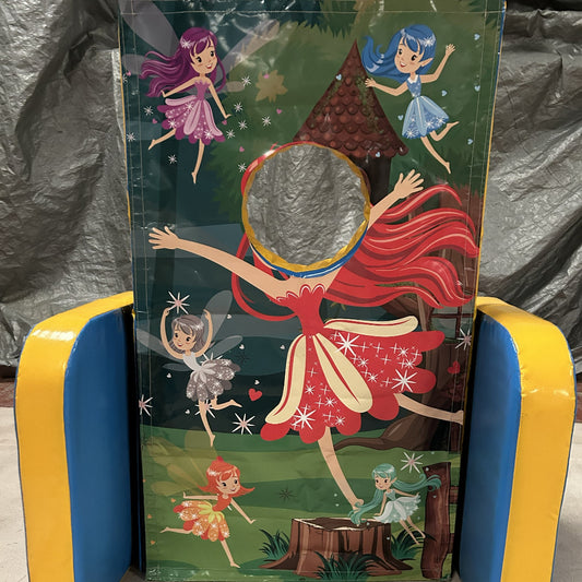 Fairy ‘Face in Hole’  Peek a Boo Blue & Yellow