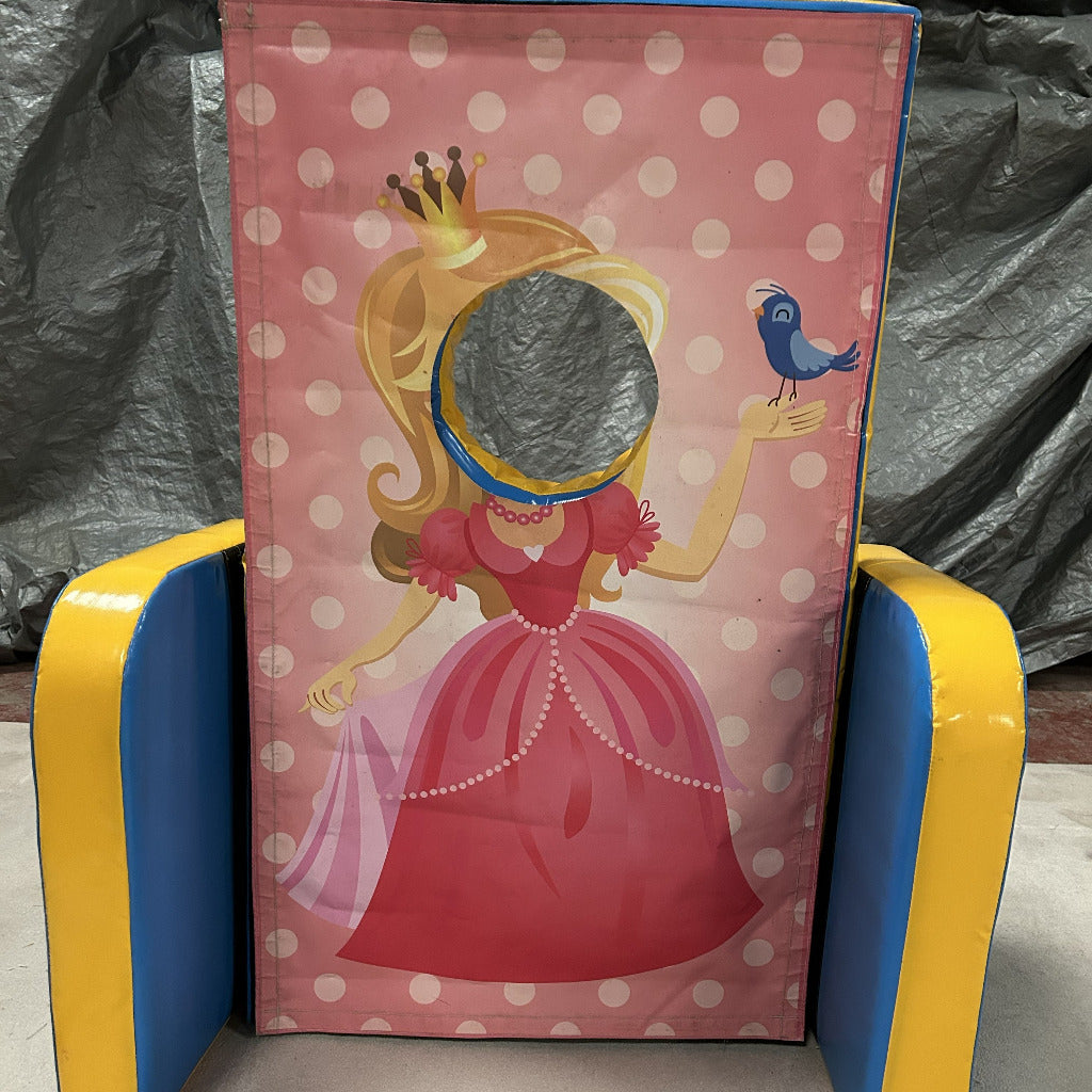 Princess ‘Face in Hole’  Peek a Boo Blue & Yellow
