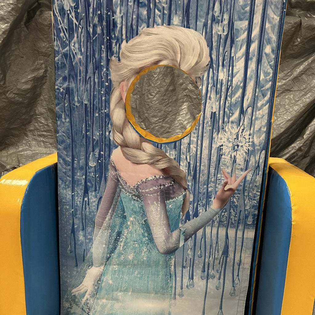 Frozen ‘Face in Hole’ Peek a Boo Blue & Yellow