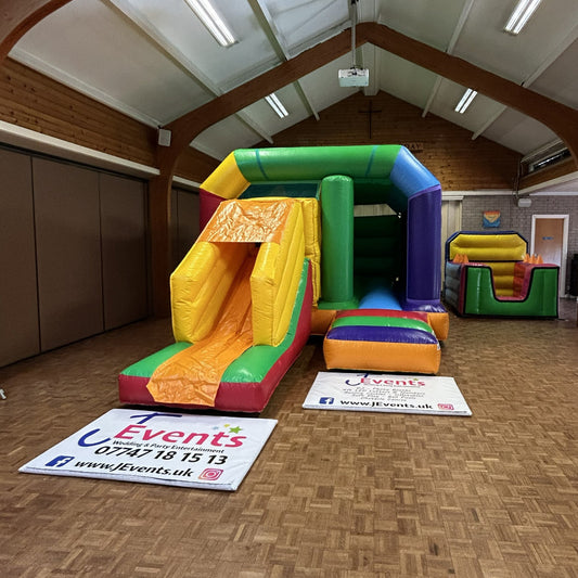 Multicoloured Rainbow Bounce 'n' Slide Plain
