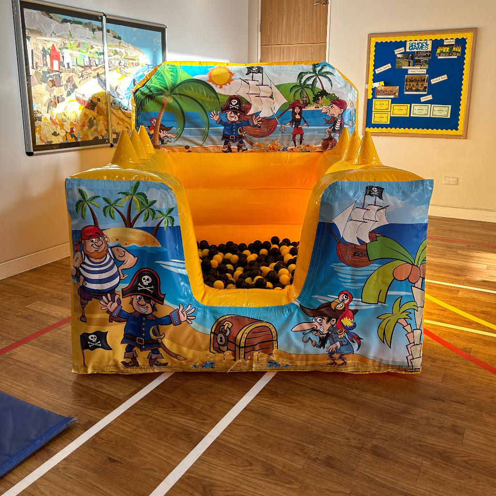 Pirate Yellow Inflatable Ball Pool Air Juggler