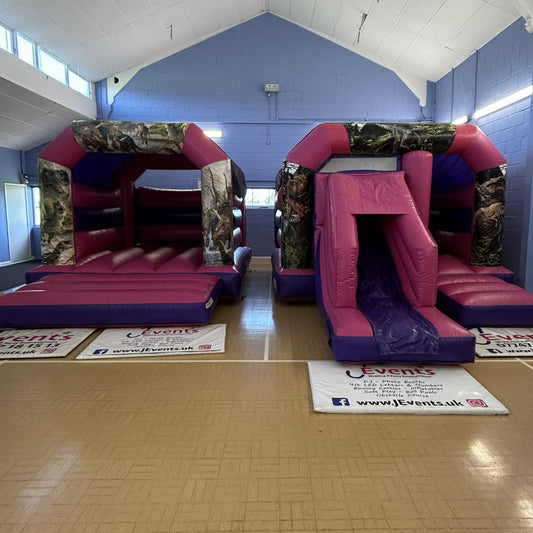 Pink & Purple Bounce 'n' Slide Dinosaur 2 Themed