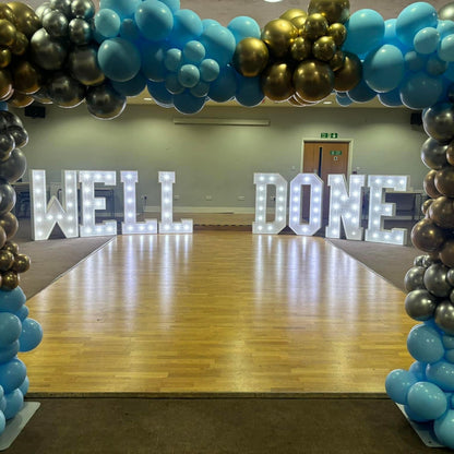 4ft LED Light Up Letters Well Done