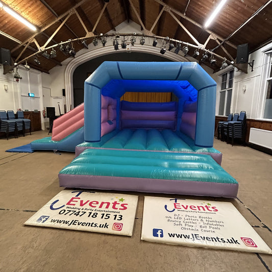 Multicoloured Mixed Pastel Pink, Pastel Blue, Pastel Green & Pastel Purple Bounce 'n' Slide Plain