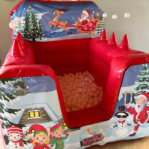 Christmas Red Inflatable Ball Pool Air Juggler