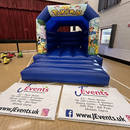 Pokemon First Generation Bouncy Castle Blue
