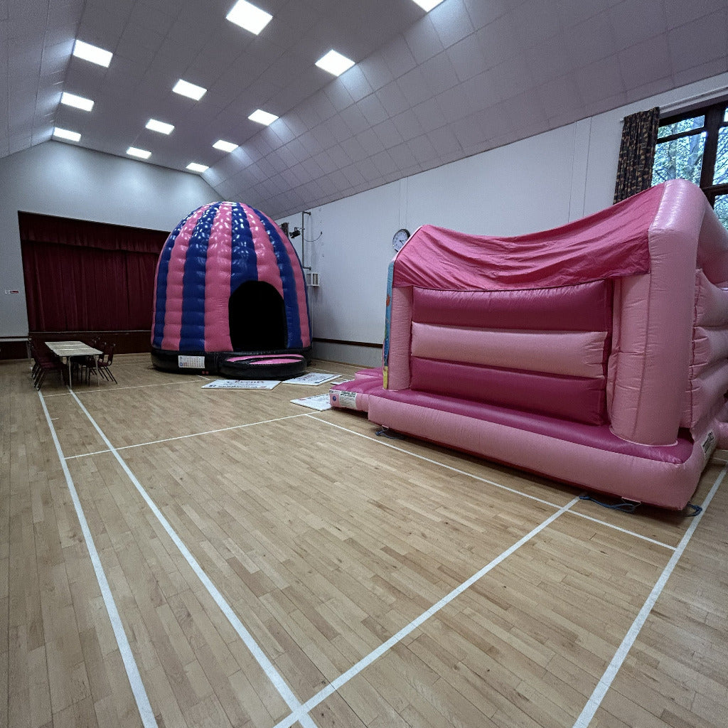 1 x Bounce 'n' Slide & 1 x Disco Dome Bouncy Castle Package