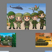 Load image into Gallery viewer, Army Green Bounce &#39;n&#39; Slide
