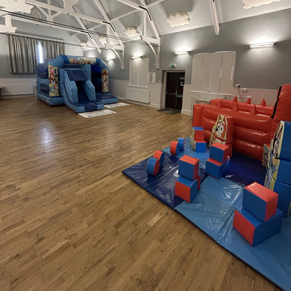 Bluey Bounce n Slide, Ball Pool, Soft Play & 2x Stackables Package