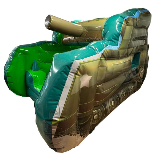 Tank Army Green Inflatable Ball Pool Air Juggler 3D