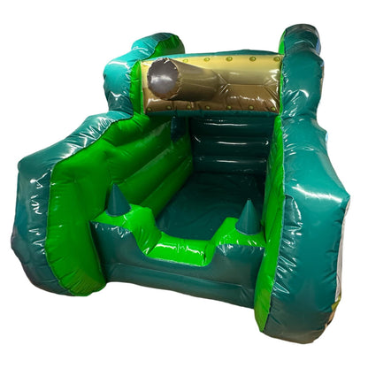 Tank Army Green Inflatable Ball Pool Air Juggler 3D