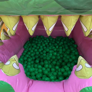 Dinosaur Green Inflatable Ball Pool Air Juggler 3D