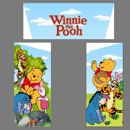 Winnie The Pooh Bear & Friends Bouncy Castle Blue