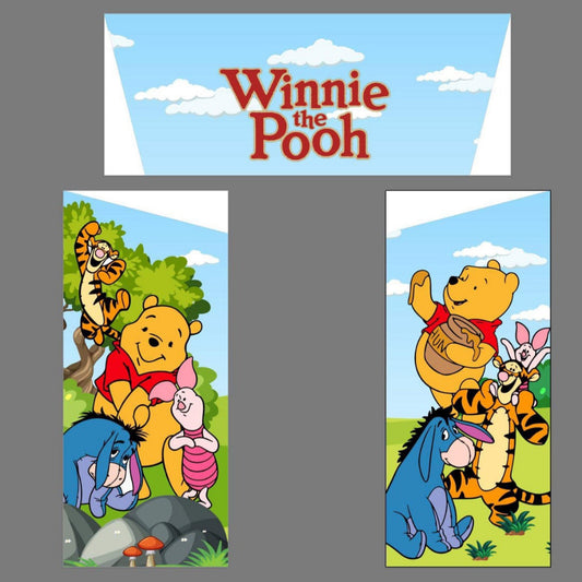 Winnie The Pooh Bear & Friends Bouncy Castle Blue