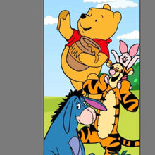 Load image into Gallery viewer, Winnie The Pooh Bear &amp; Friends Bounce n Slide Red &amp; Blue
