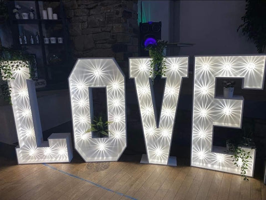 4ft LED LOVE Letters