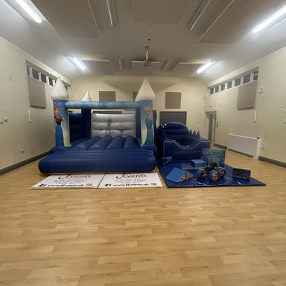 Frozen 3 Themed Bouncy Castle, Ball Pool & Soft Play Package (No Slide or Rocker)