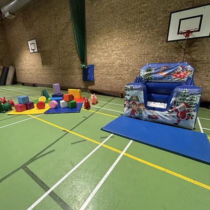 Christmas Blue Inflatable Ball Pool Air Juggler