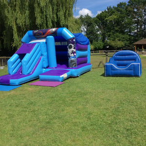 Blue & Purple Space Bounce 'n' Slide