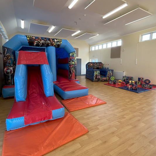 Superhero Bounce 'n' Slide Red & Blue