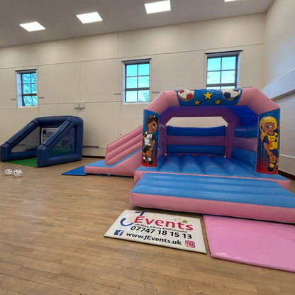 Red & Blue Bounce 'n' Slide Football