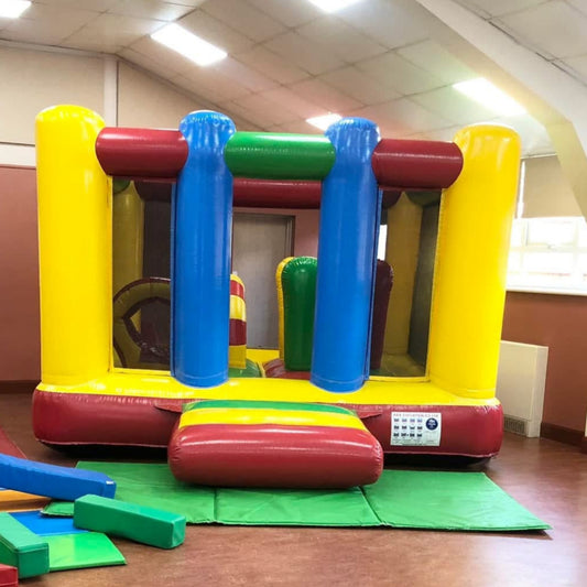 Multicoloured Activity Bouncy Castle Plain