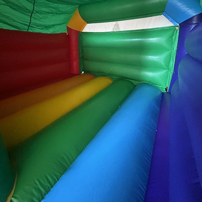 Rainbow Bounce 'n' Slide Construction Cartoon Themed