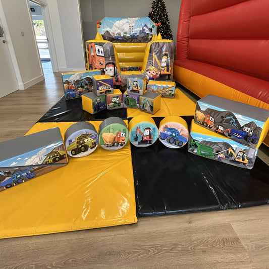 Construction Cartoon Soft Play Shapes