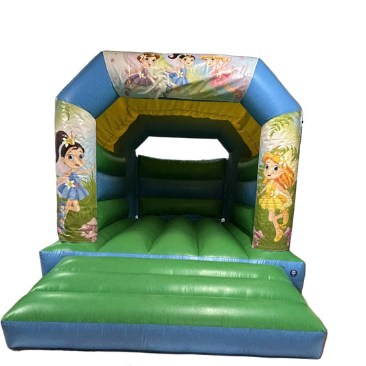 Blue & Green Fairy Bouncy Castle