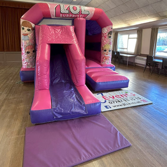 Doll Themed Bounce 'n' Slide Pink & Purple