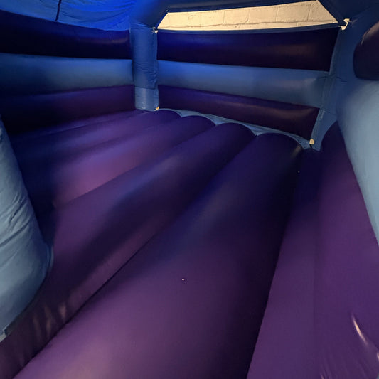 Minecraft Game Bounce n Slide Blue & Purple