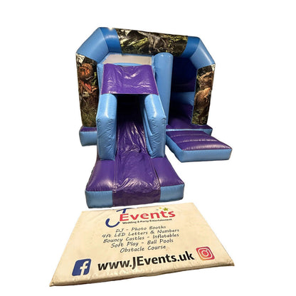 Blue & Purple Bounce 'n' Slide Dinosaur 2 Themed