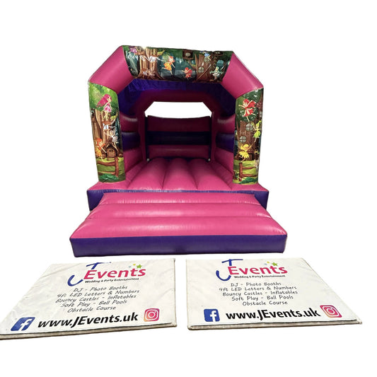 Fairy 2 Bouncy Castle Pink & Purple