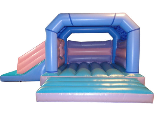 Multicoloured Pastel Pink, Pastel Blue, Pastel Green & Pastel Purple Bounce 'n' Slide Plain