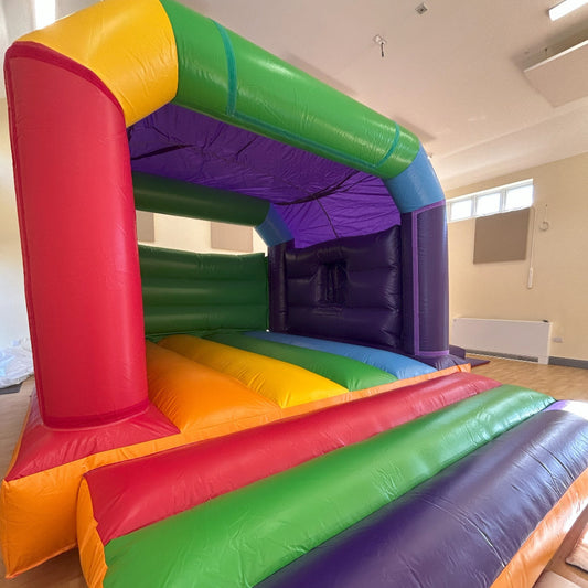 Multicoloured Rainbow Bounce 'n' Slide Plain