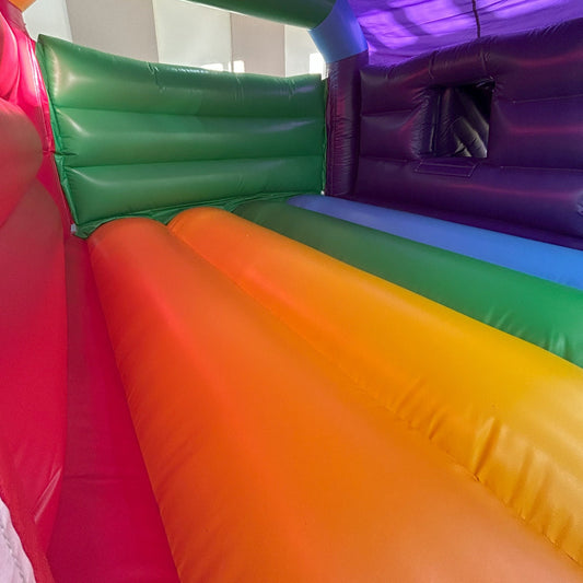 Bluey Multicoloured Rainbow Bounce 'n' Slide