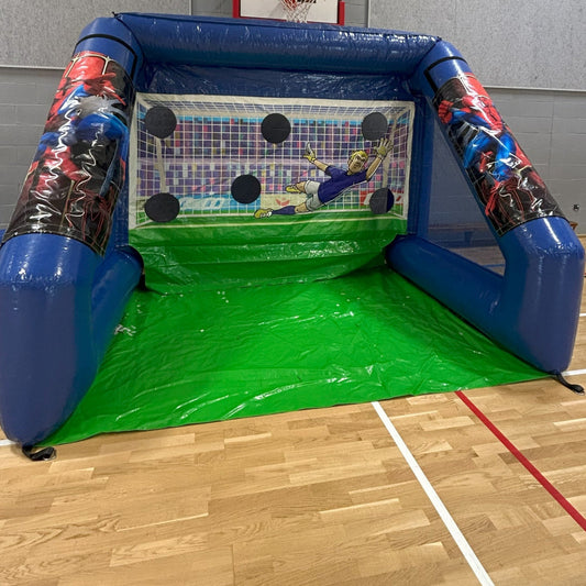 Shoot 'n' Score Inflatable Penalty Shoot-Out Football - Blue Spidey