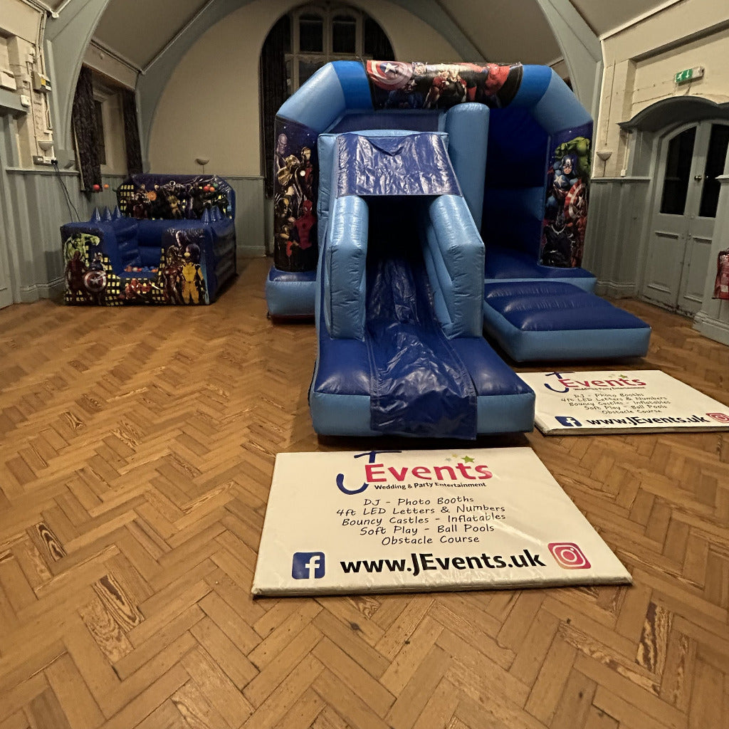 Superhero Bounce 'n' Slide Blue Marvel