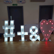 Load image into Gallery viewer, 4ft LED Light Up Hashtag #
