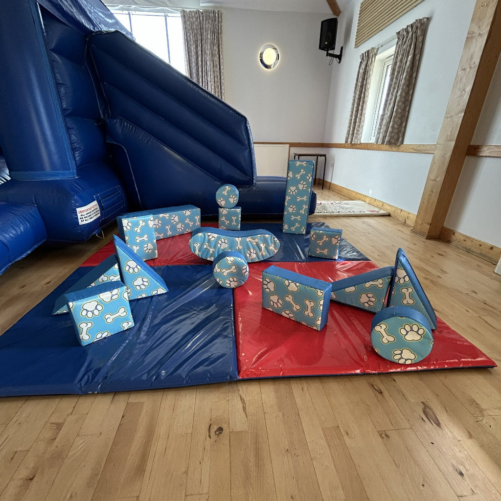 Dog Paw Prints & Bones Soft Play Shapes