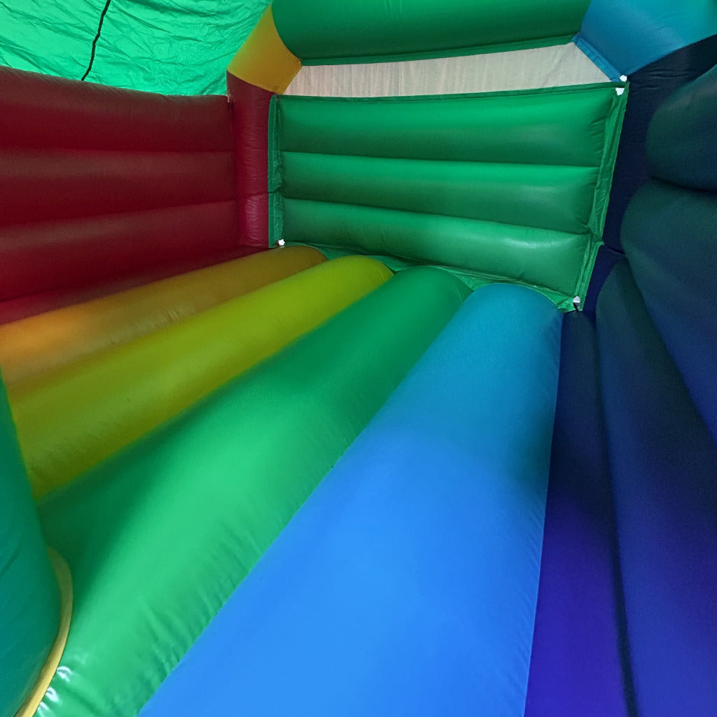 Multicoloured Rainbow Bounce 'n' Slide Plain