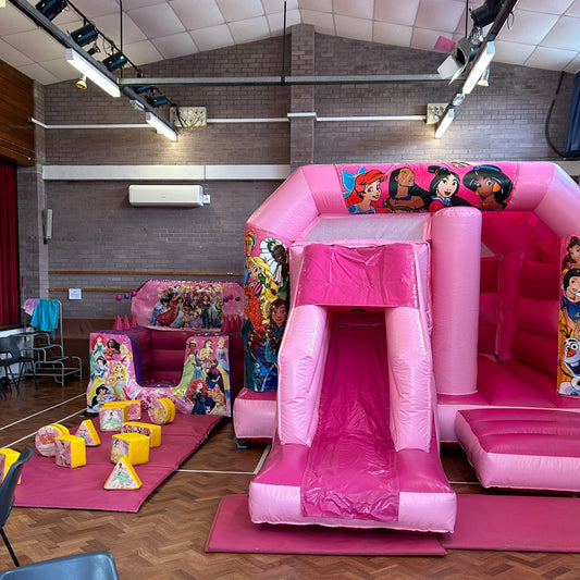 Princess Bounce n Slide, Ball Pool & Soft Play Package 2