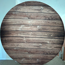 Load image into Gallery viewer, 6ft Round Wooden Rustic Backdrop Hoop
